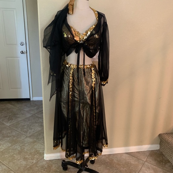 Super Cute Genie Gypsy Halloween Costume Med - Picture 5 of 5